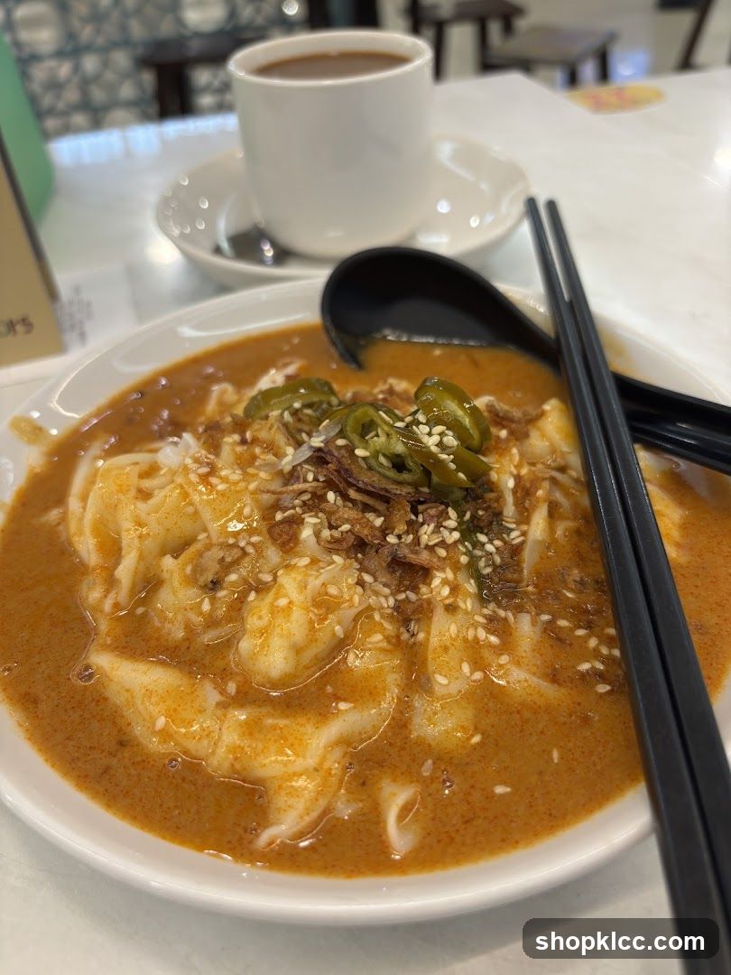 Noodle Soup with Coffee