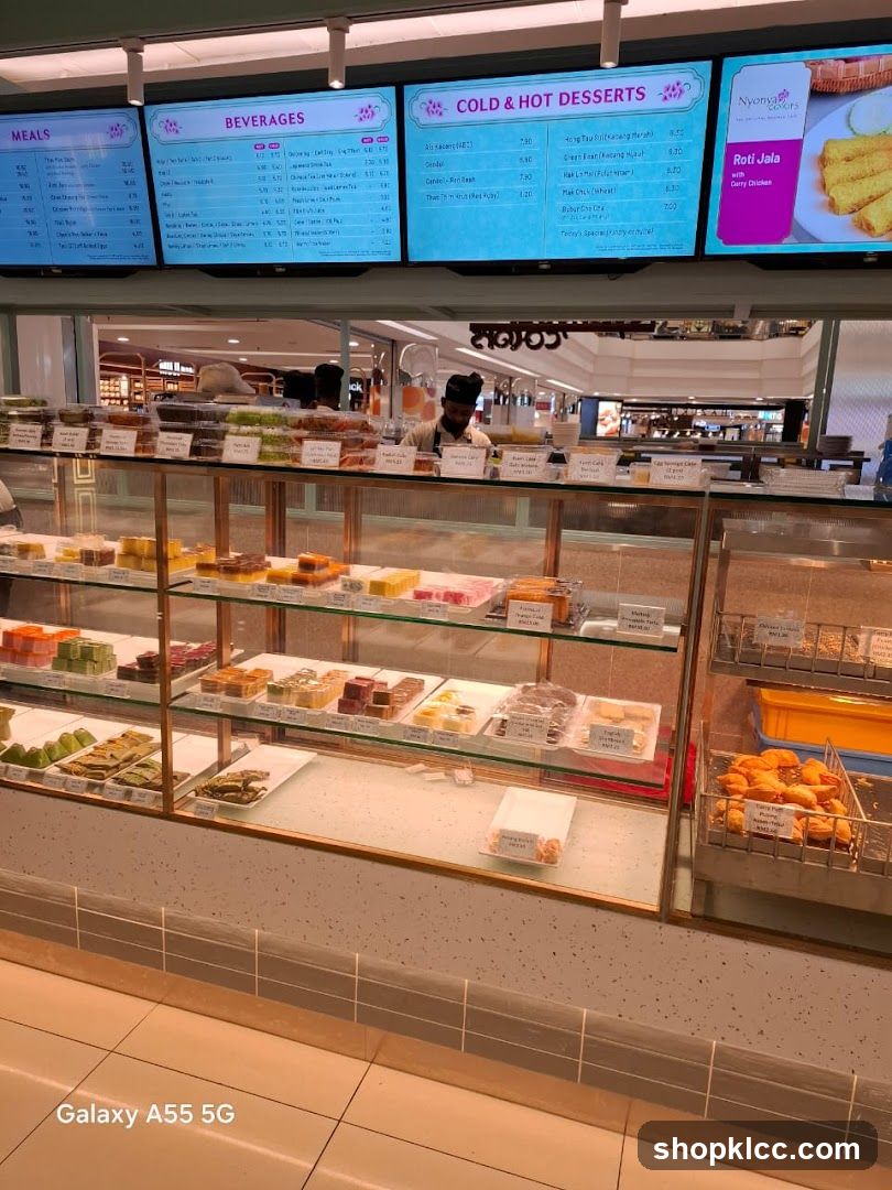 Dessert Display with Menu Boards