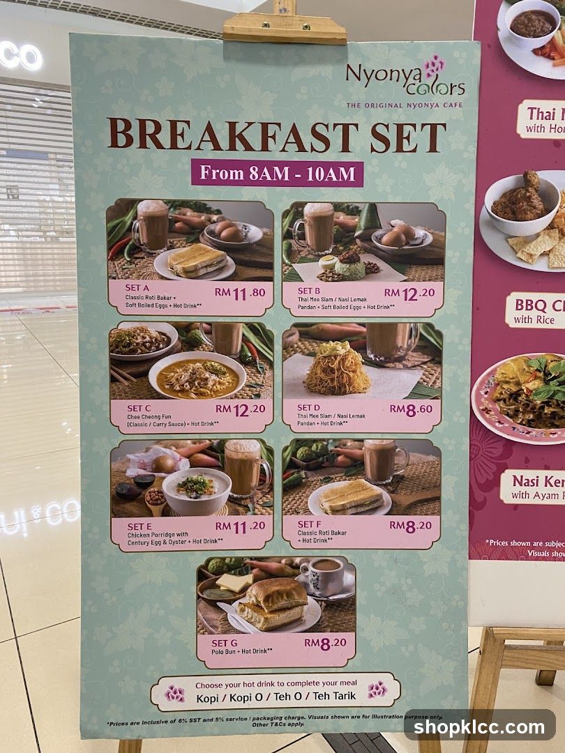 Nyonyadors Breakfast Set