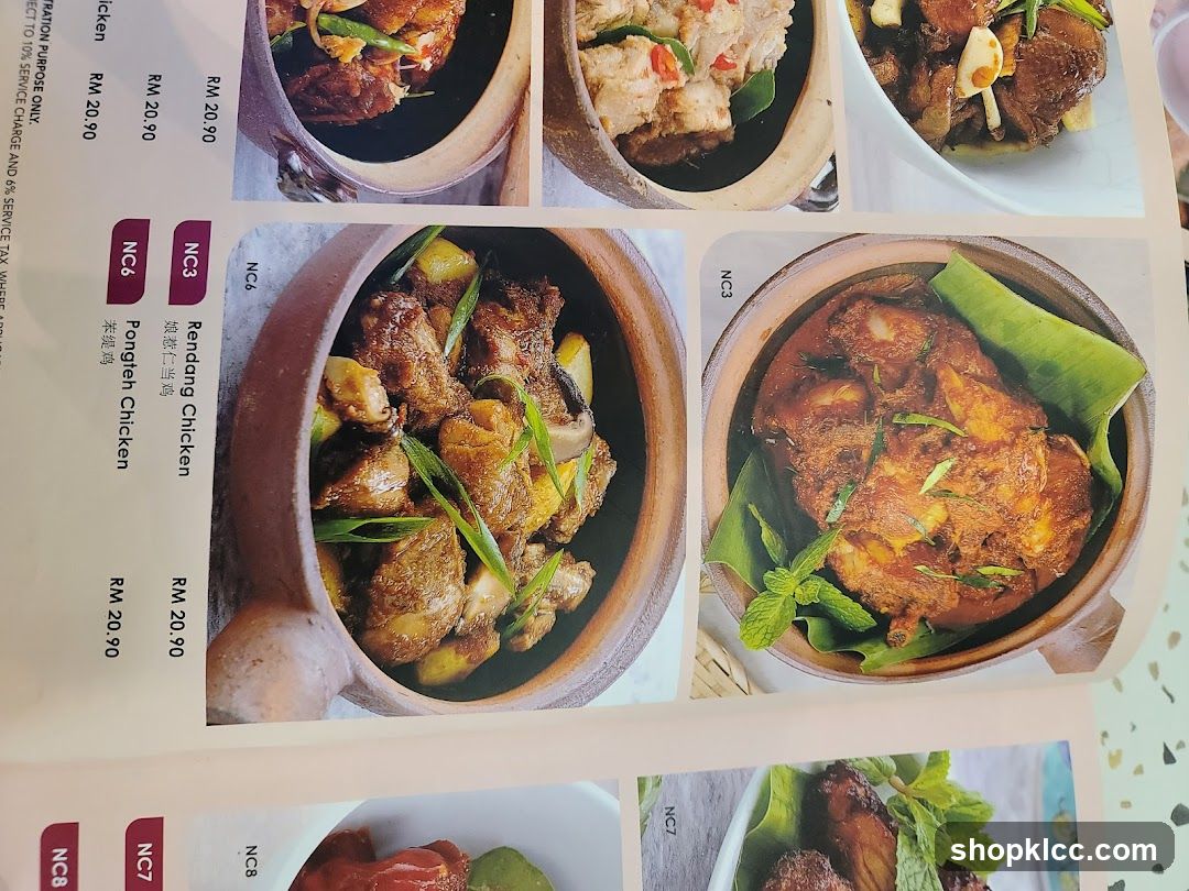 Menu Items