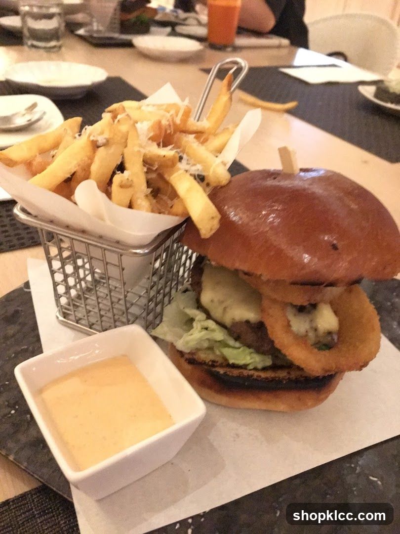 Burger and Fries