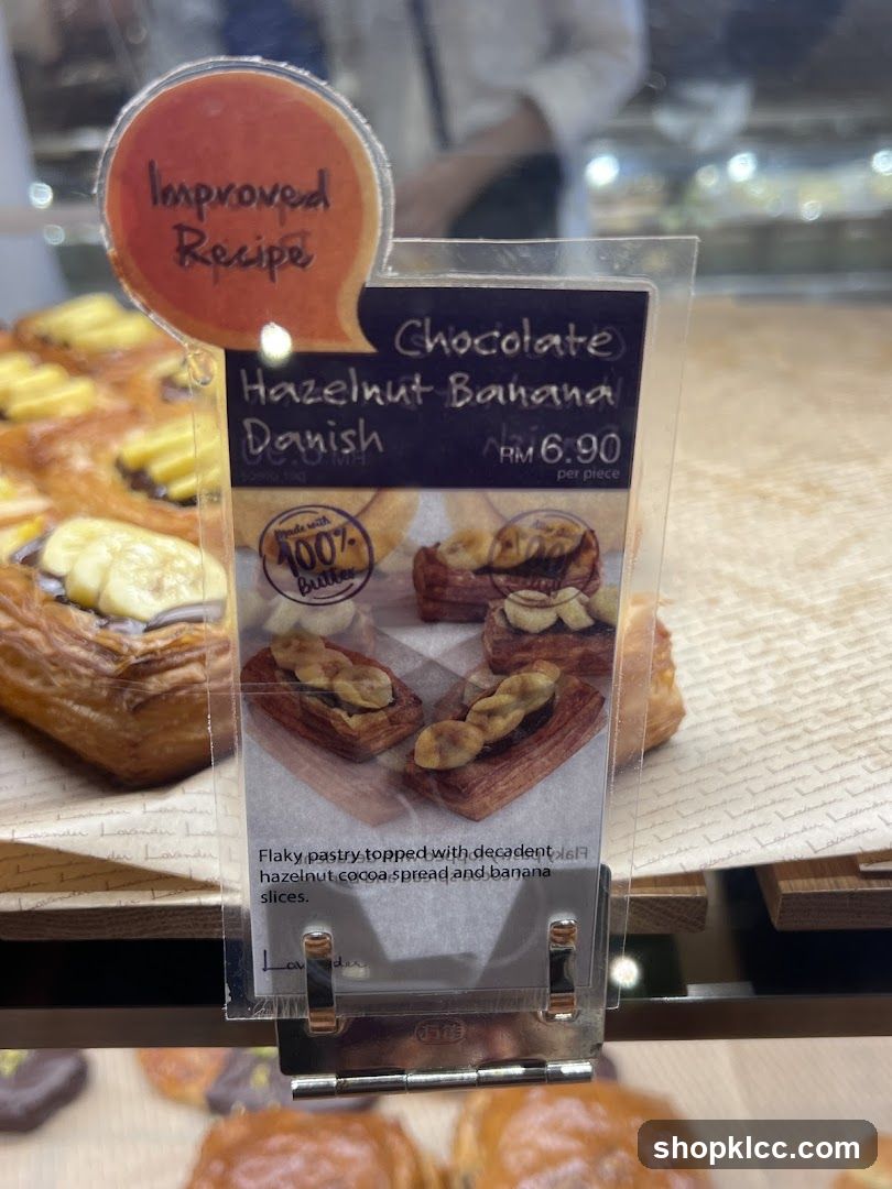 Chocolate Hazelnut Banana Danish