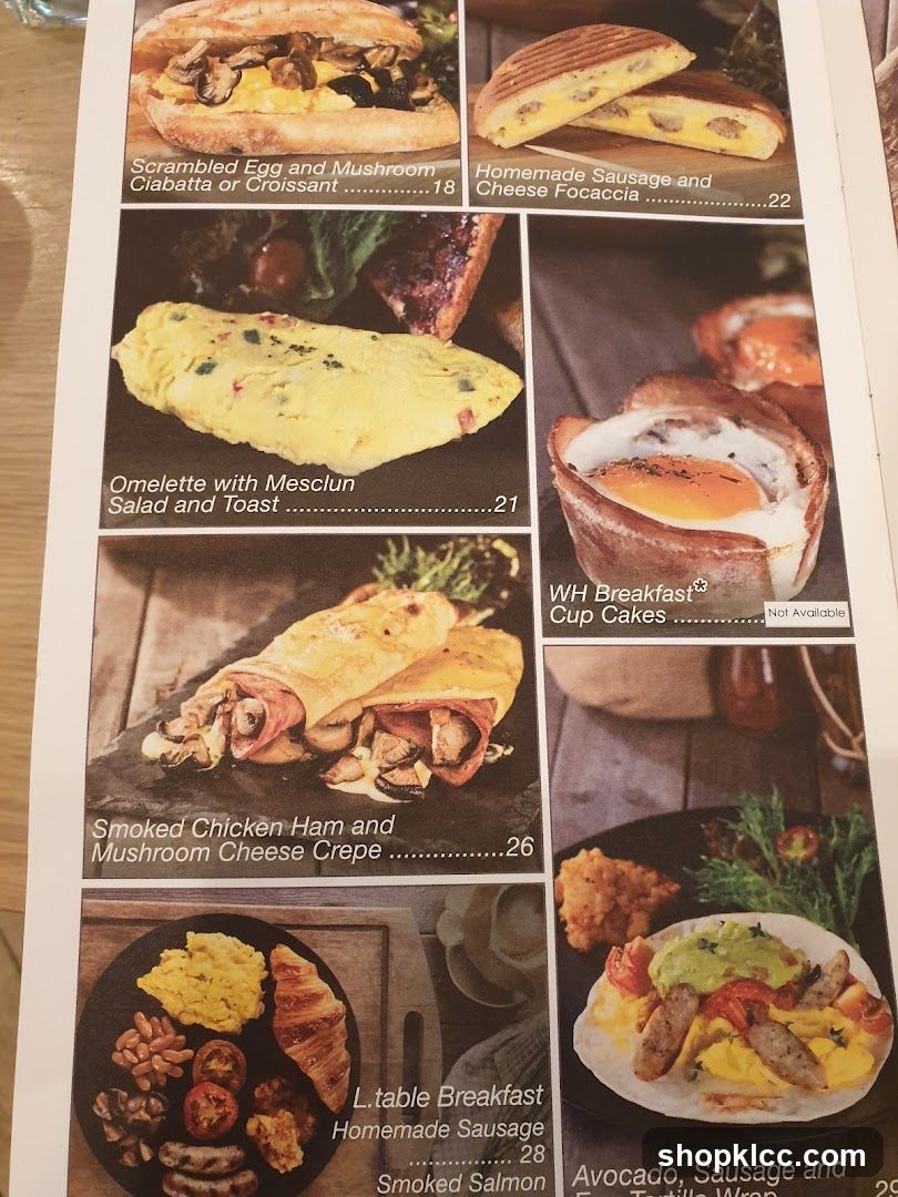 Breakfast Menu