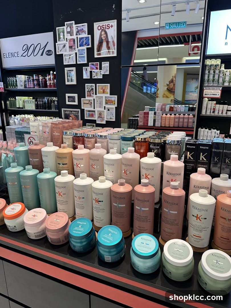 Hair Care Products Display