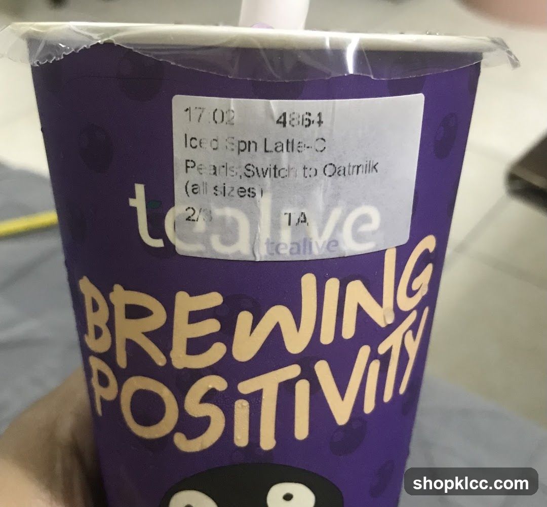 Tealive Drink Cup
