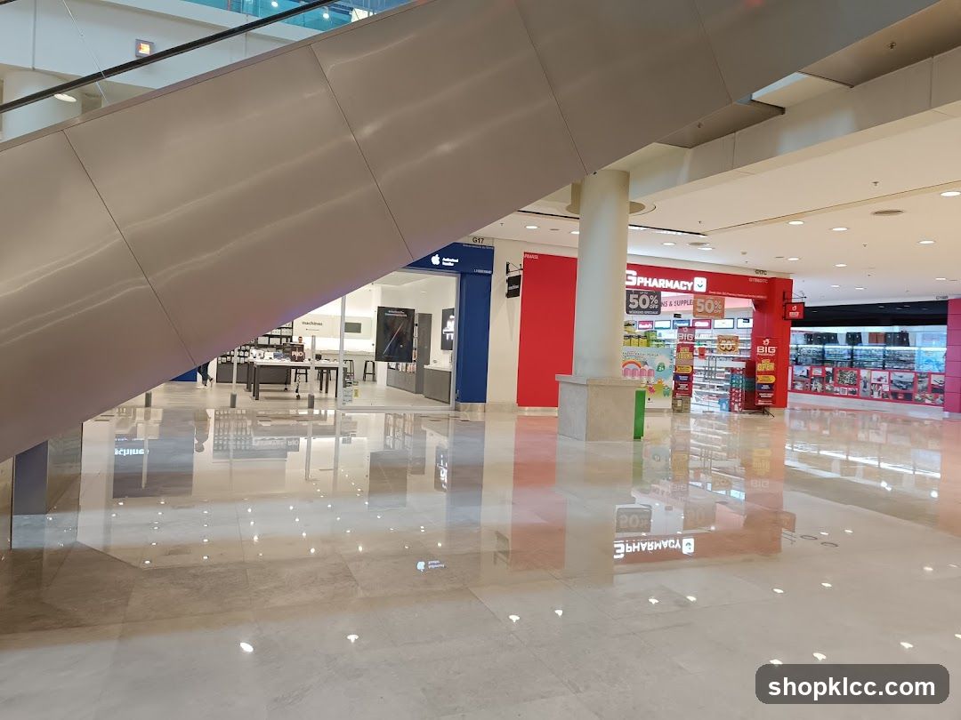 Pharmacy and Electronics Store in Mall