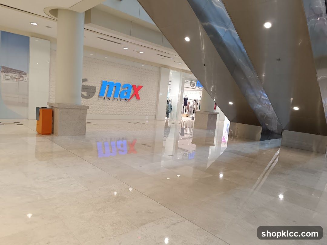 Mall Interior with Storefront