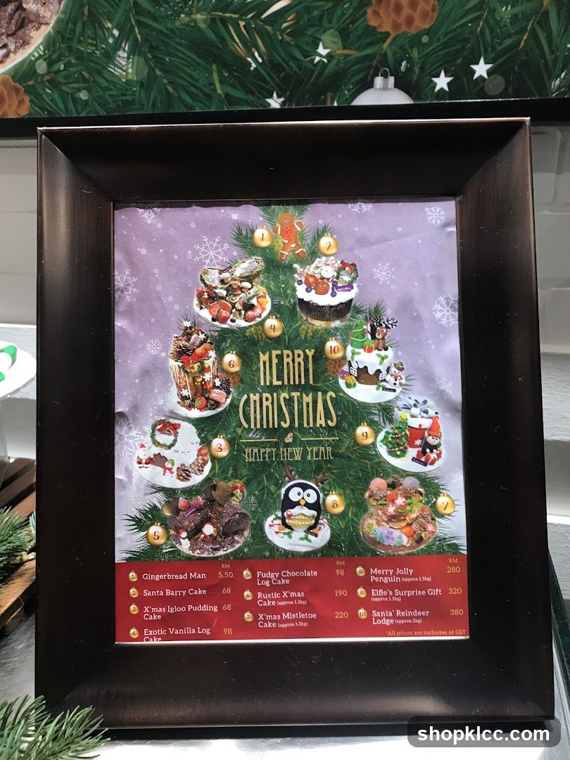 Christmas & New Year Menu