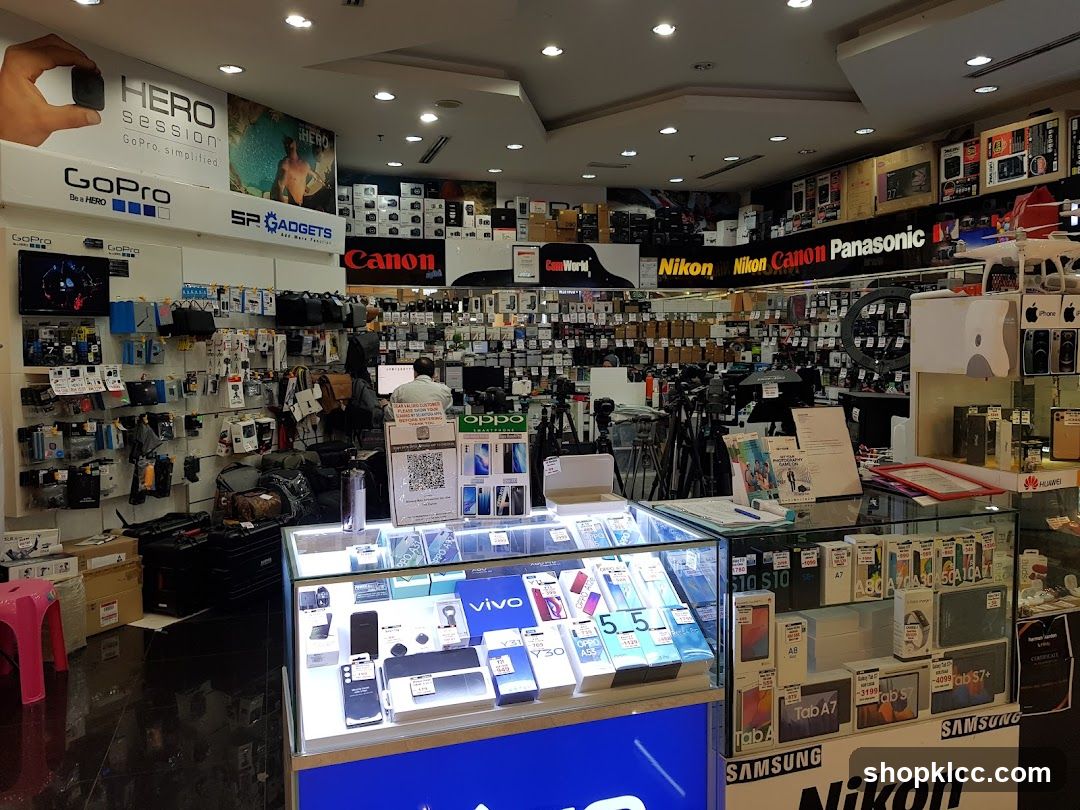 Electronics Store Interior