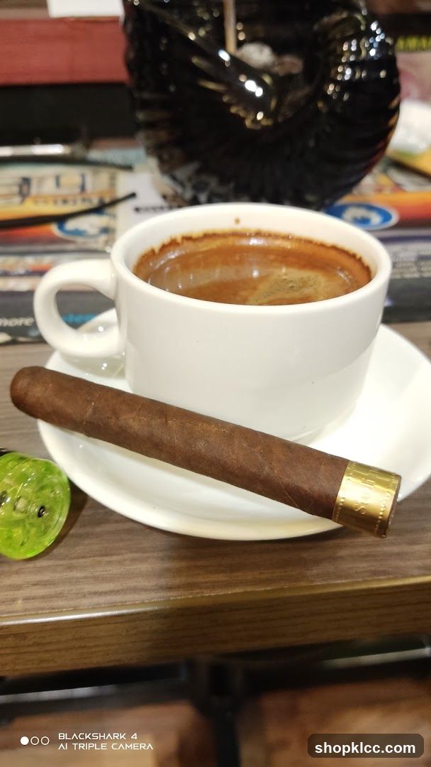Coffee and Cigar Scene