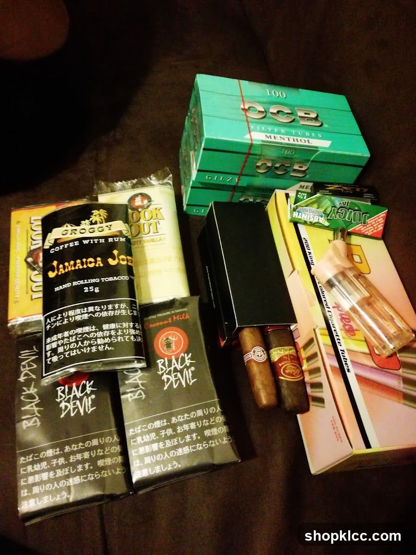 Tobacco and Smoking Accessories Display
