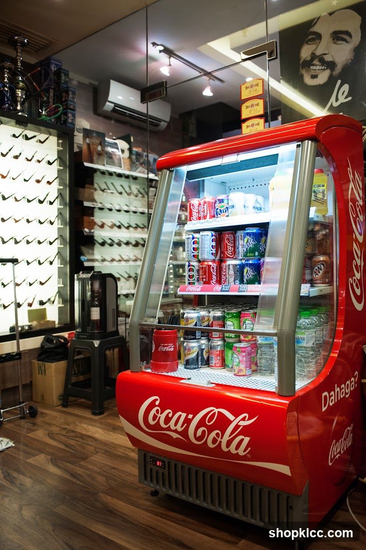 Coca-Cola Refrigerator in Store Interior