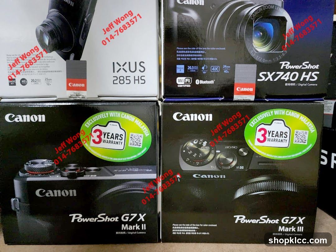 Canon Camera Boxes