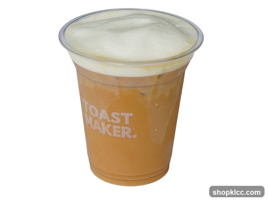Iced Coffee with Foam
