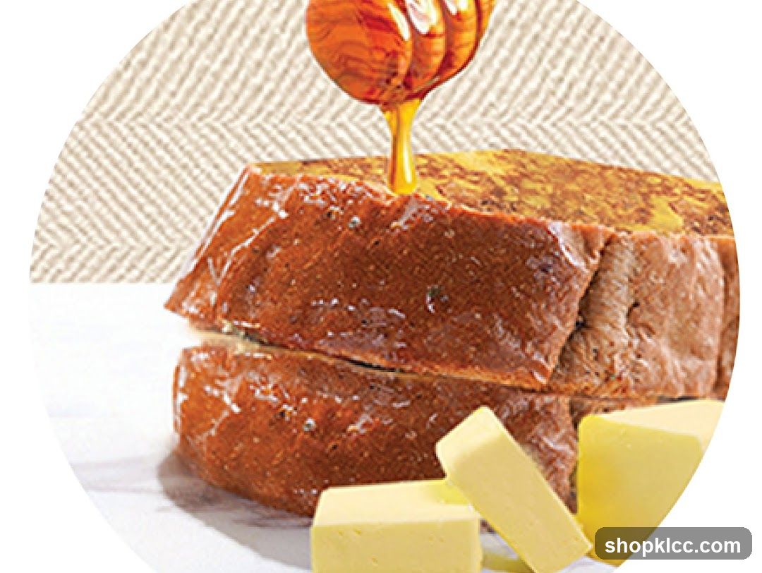 Honey Drizzle on Toast with Butter