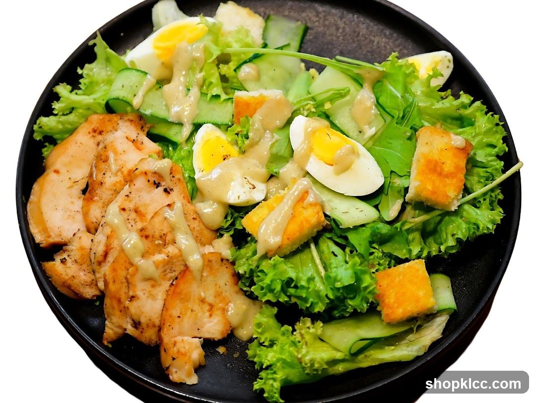 Chicken Salad with Dressing