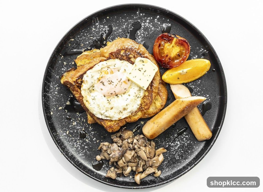 French Toast with Egg and Sides