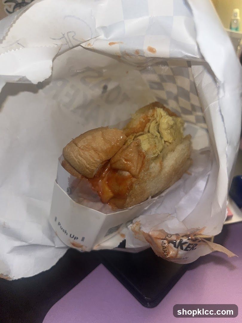 Sandwich in Paper Wrapper