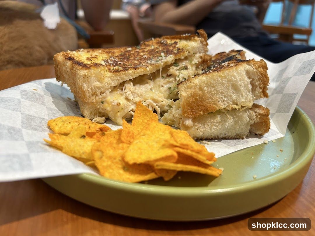 Grilled Sandwich with Chips