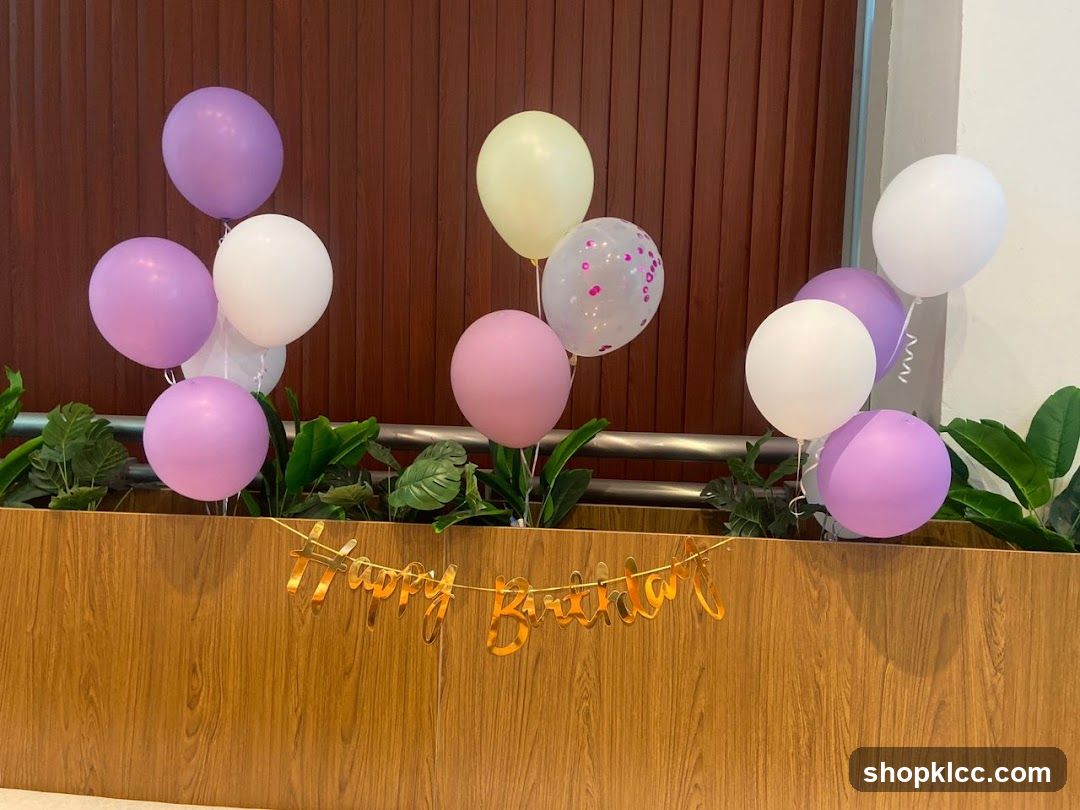 Birthday Balloon Decor