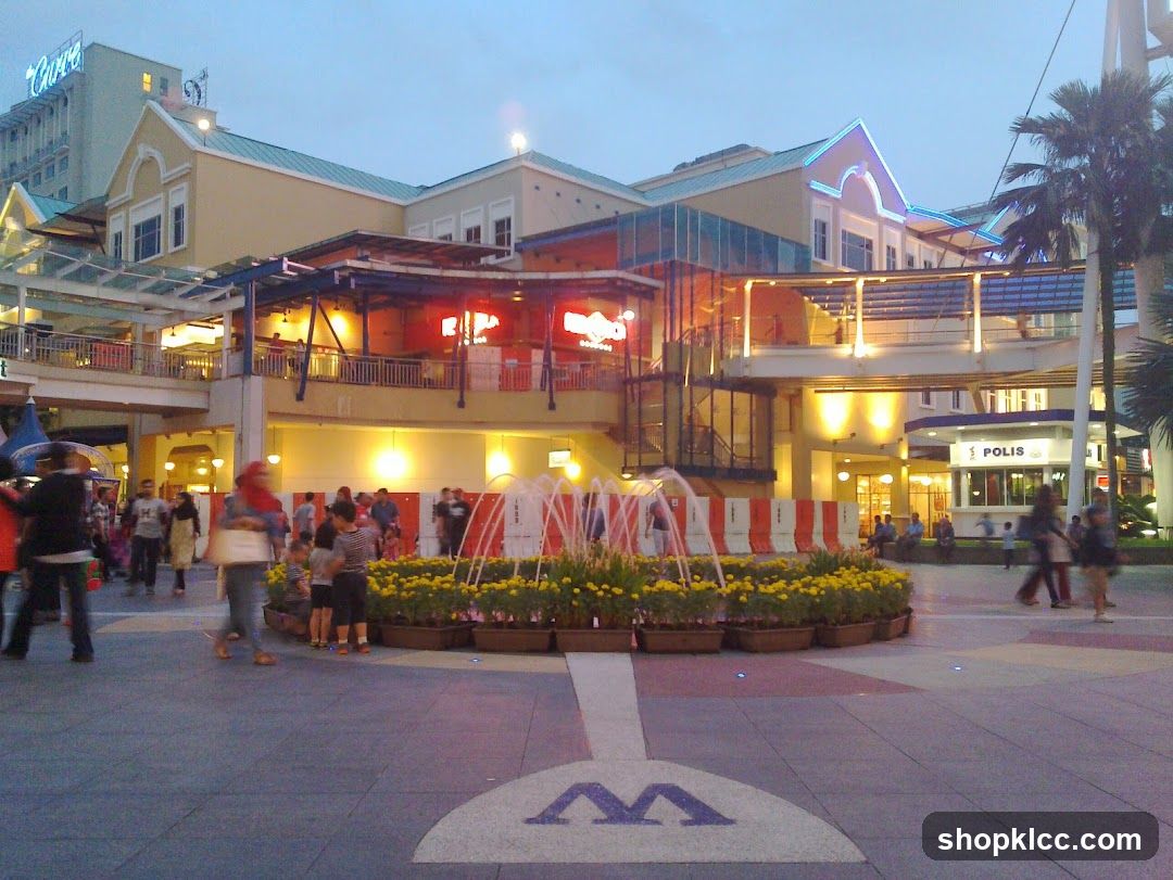 Evening at a Shopping Complex