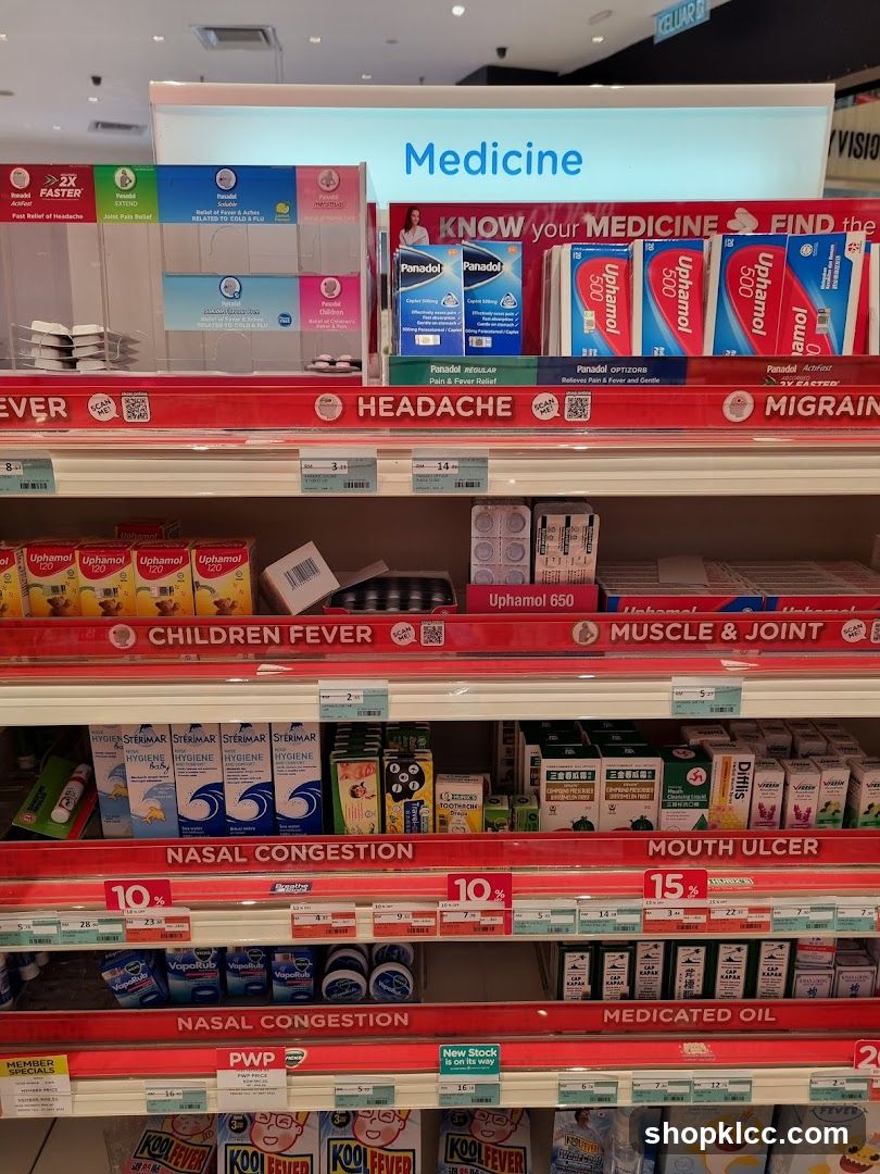 Medicine Shelf Display