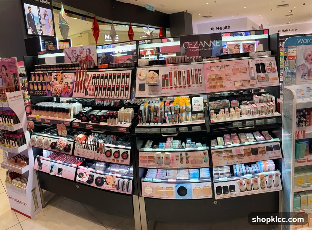 Cezanne Cosmetics Display