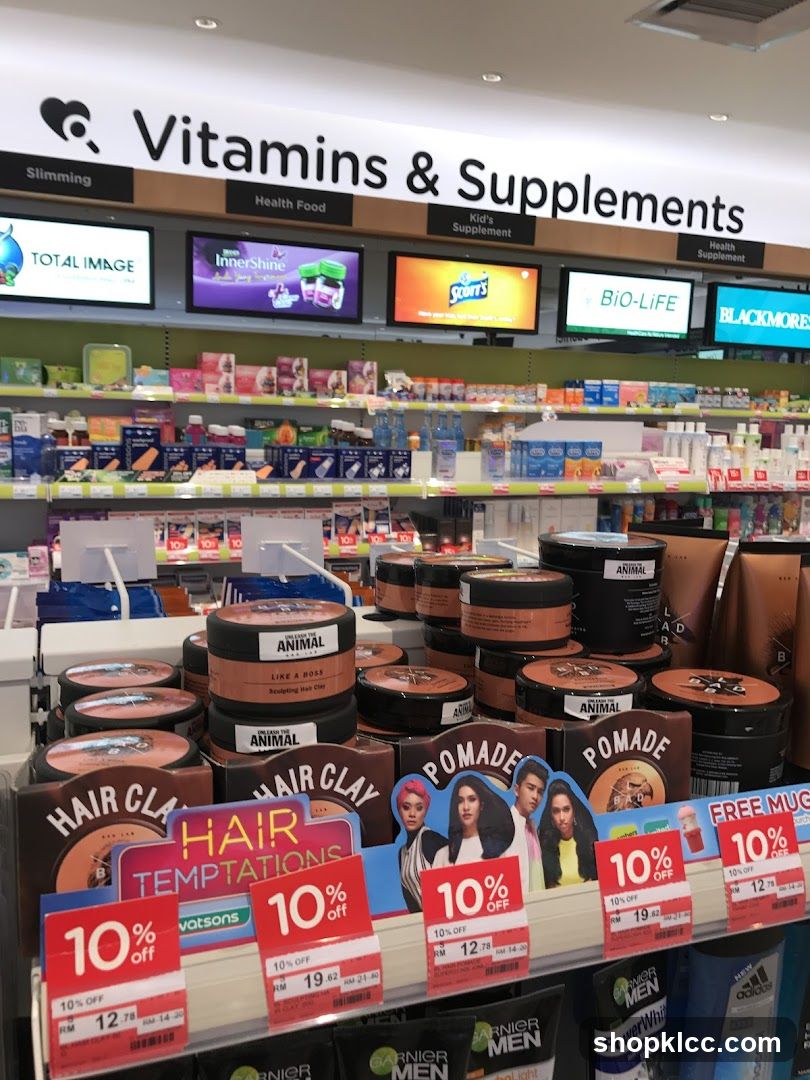 Vitamins & Supplements Section