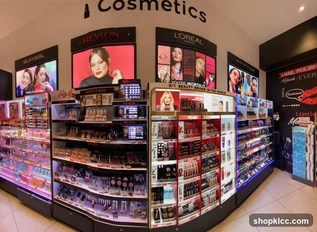 Cosmetics Store Interior Display