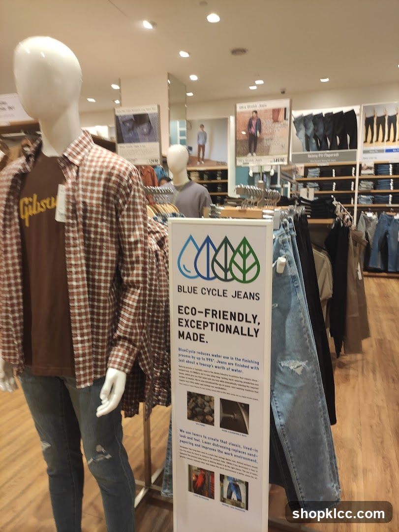 Blue Cycle Jeans Display