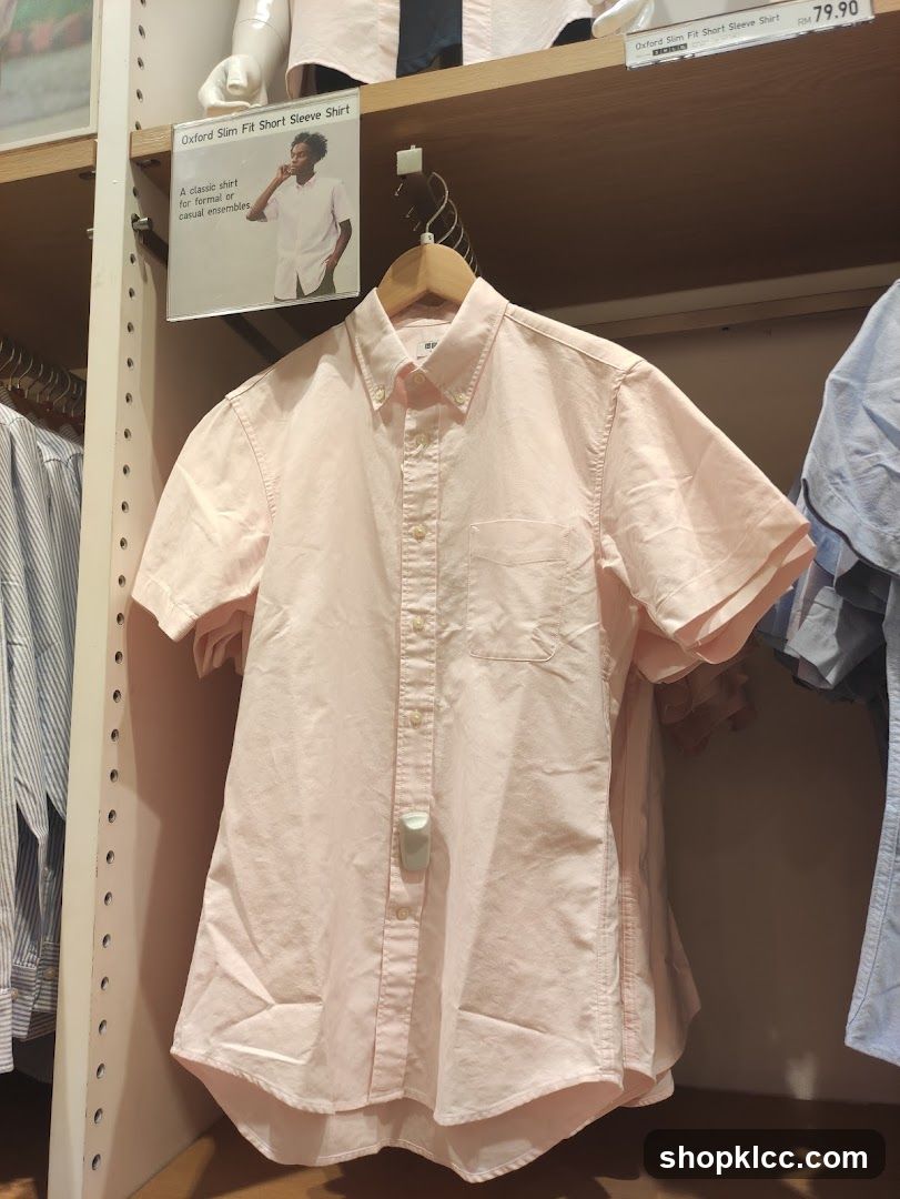 Pink Oxford Shirt Display