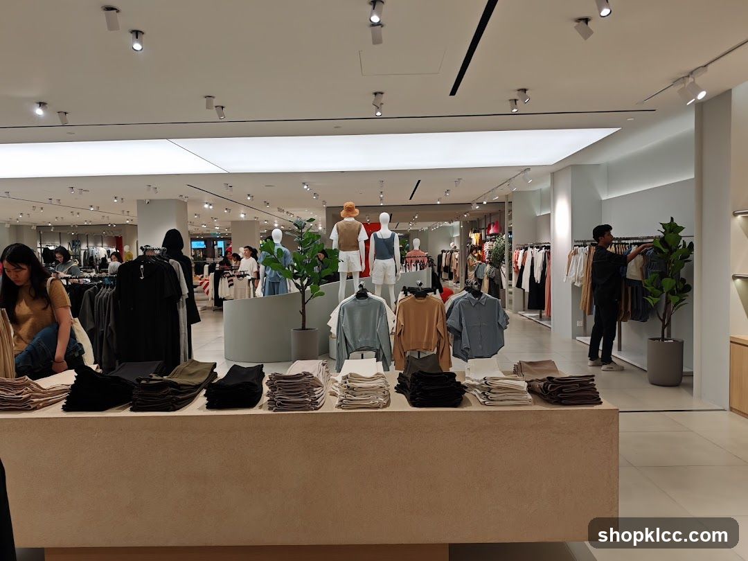 Clothing Store Interior Display