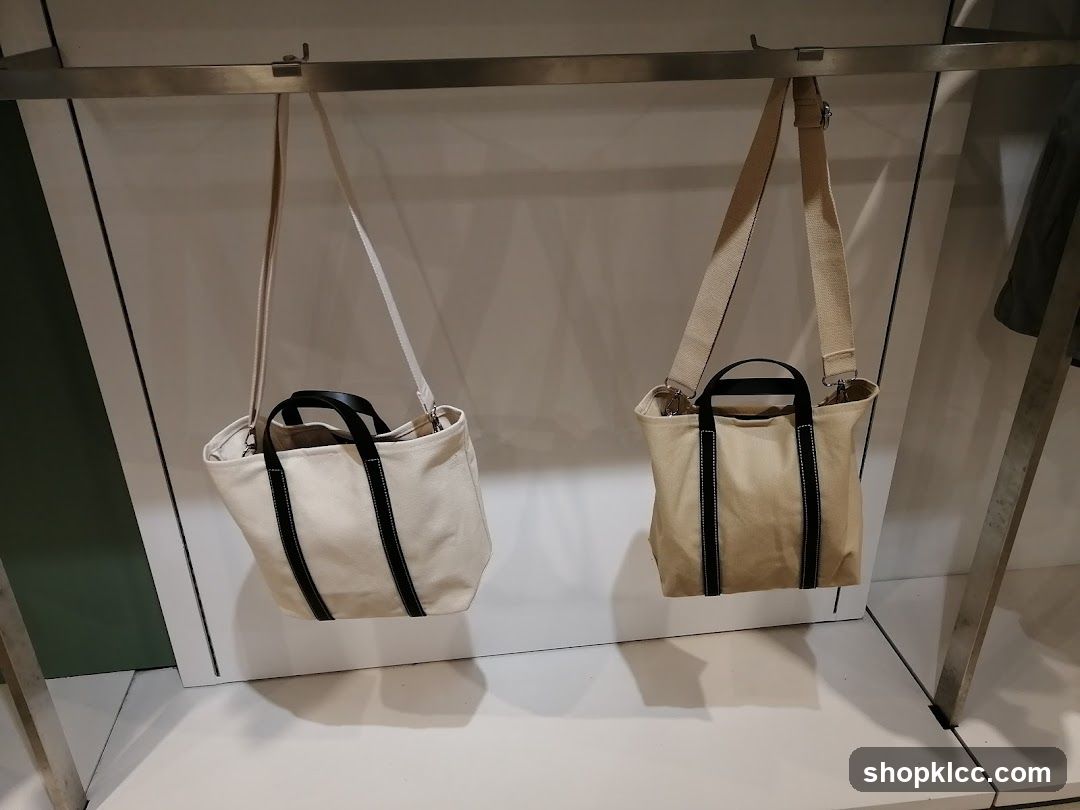 Canvas Tote Bags Display