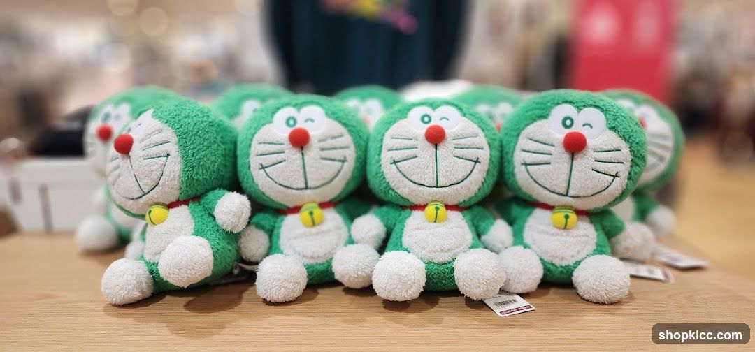 Doraemon plushies display