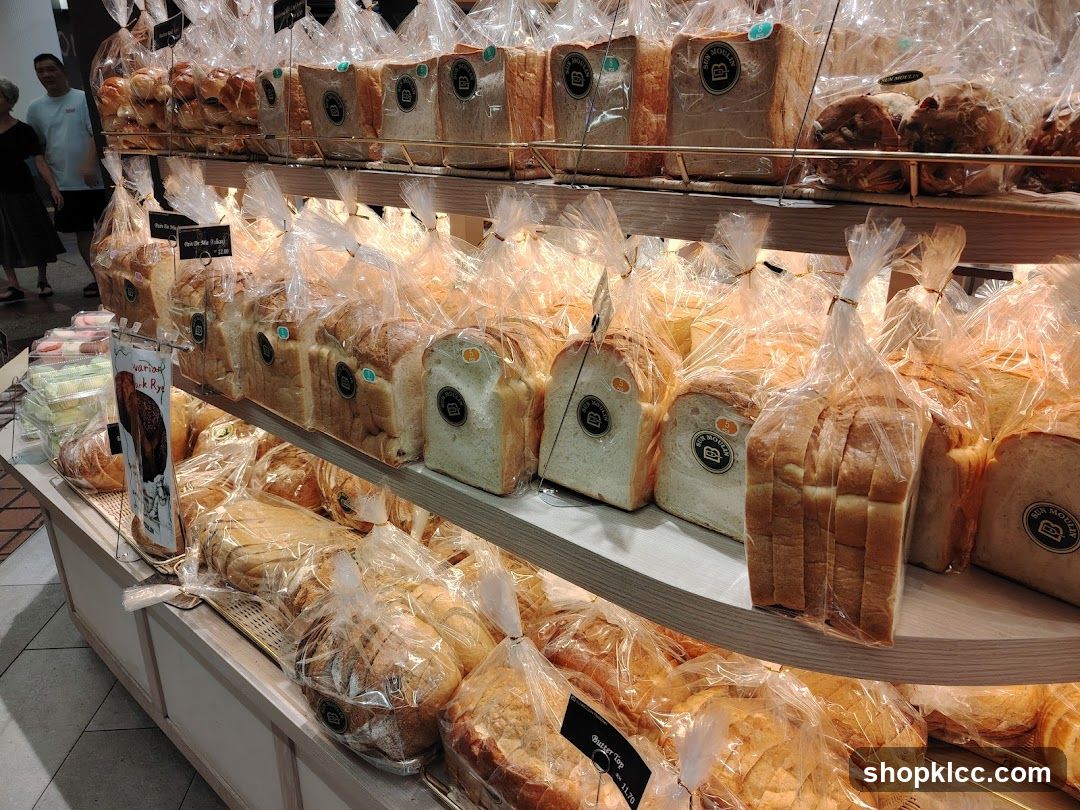 Bread Display in Store