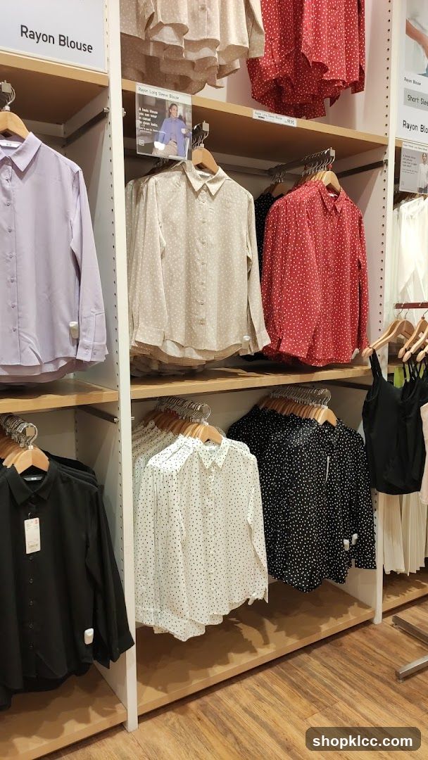 Rayon Blouse Display