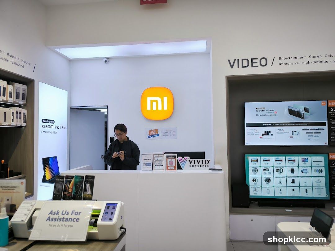 Electronics Store Interior