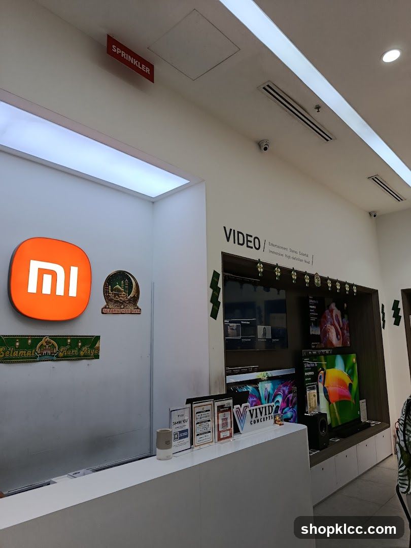 Electronics Store Interior