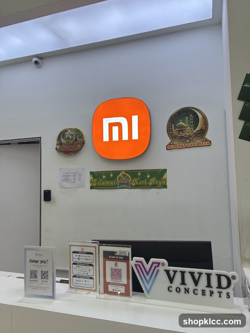 Xiaomi and Vivid Concepts Store