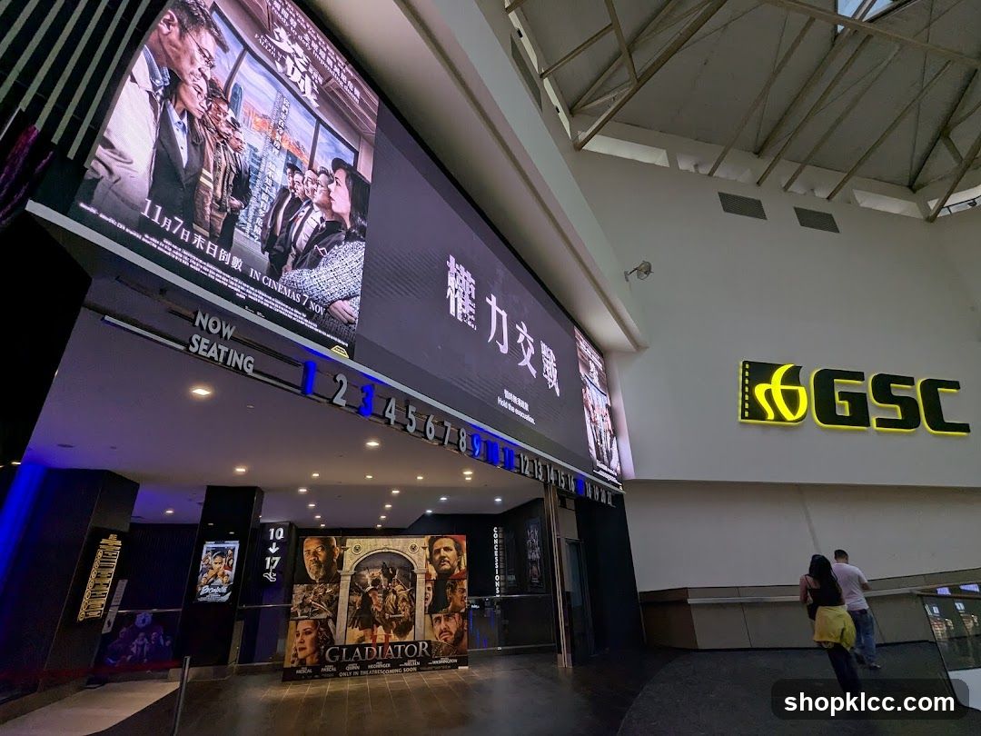 Cinema Entrance with Movie Posters