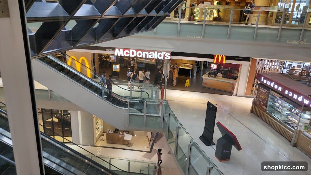 McDonald's and London Sandwich Shop in a Mall