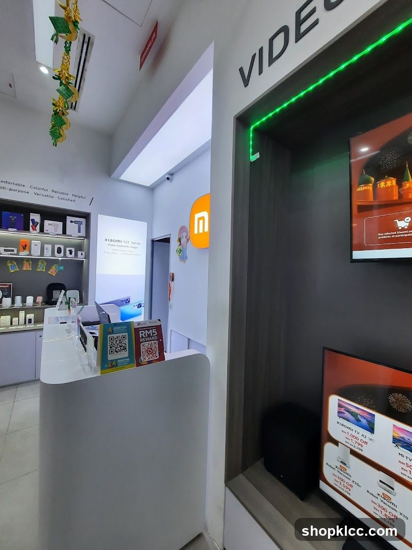 Electronics Store Interior