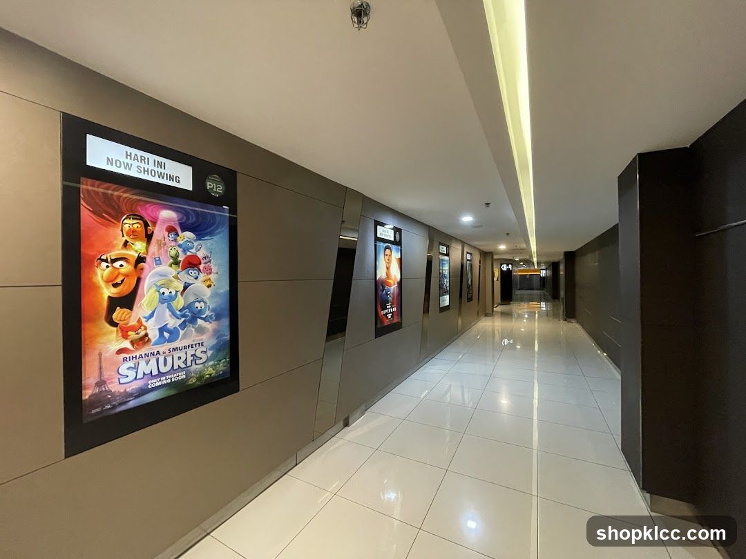 Cinema Hallway with Movie Posters