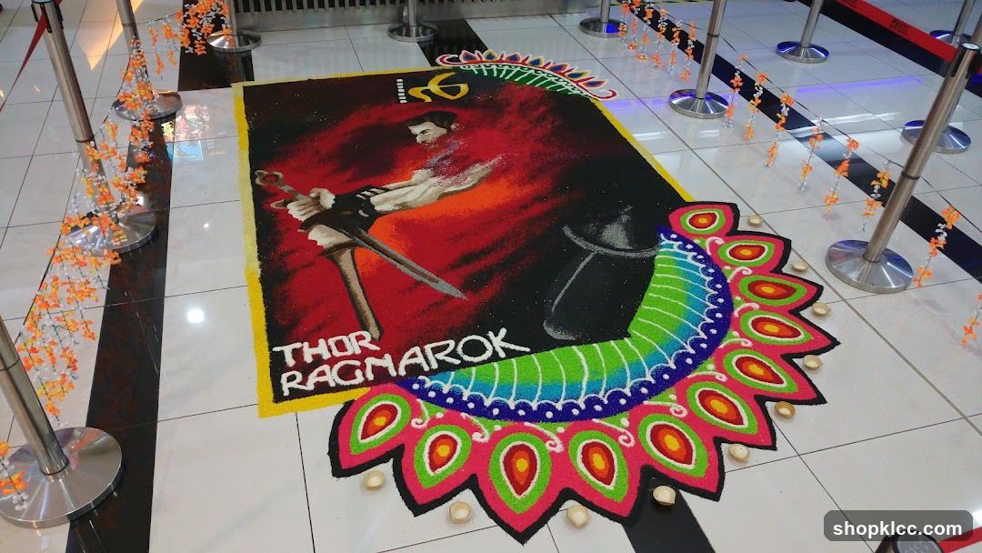 Thor Ragnarok Rangoli