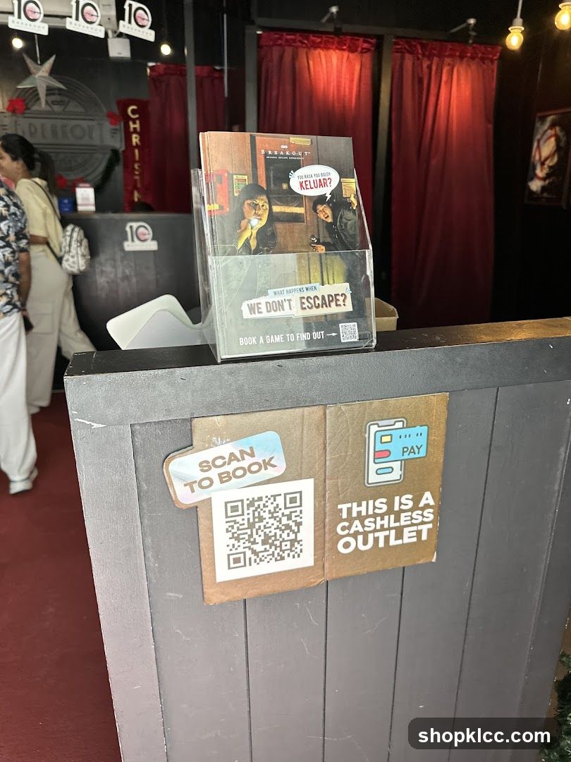 Breakout Escape Room Advertisement