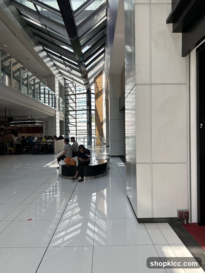 Modern Atrium with Seating Area
