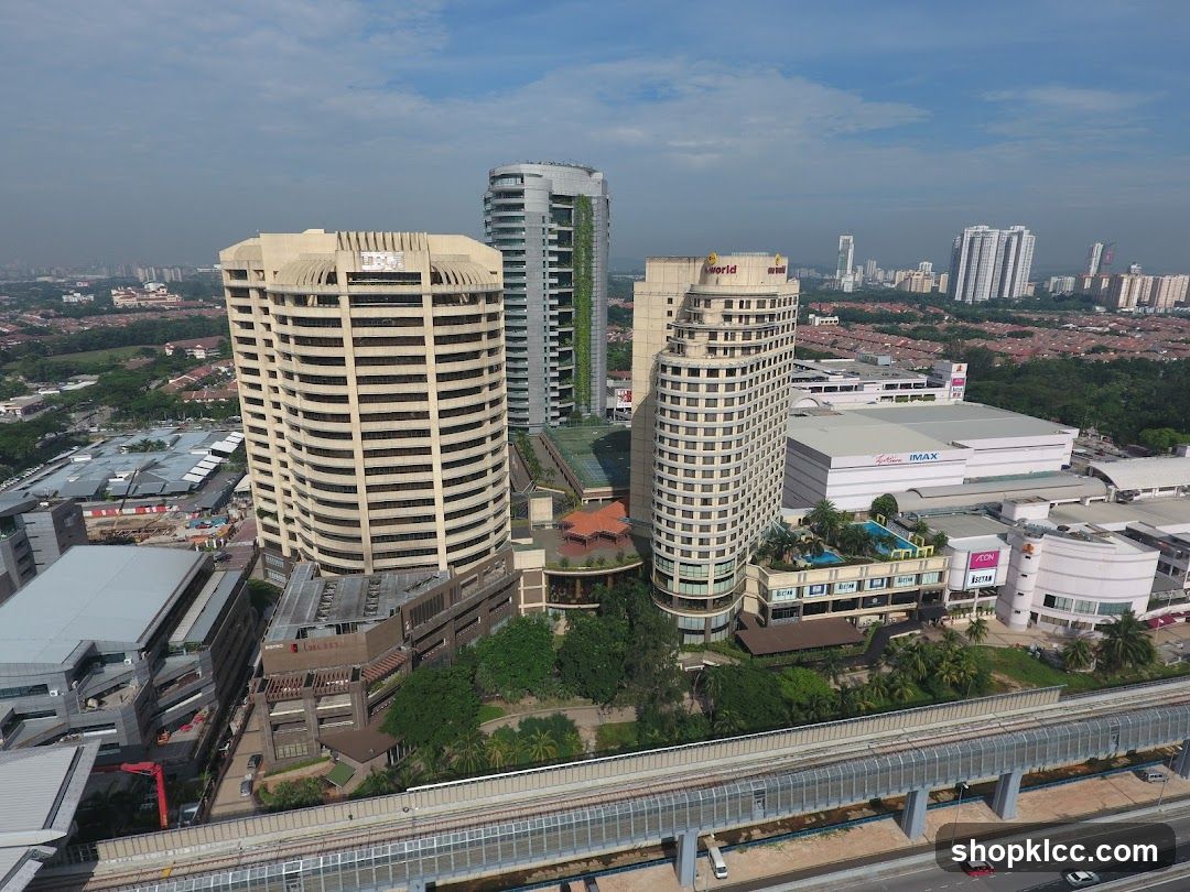 Cityscape with Buildings and Infrastructure