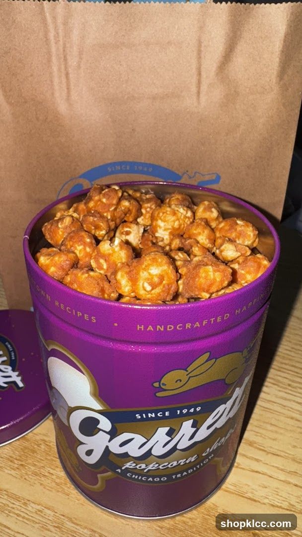 Garrett Popcorn Tin