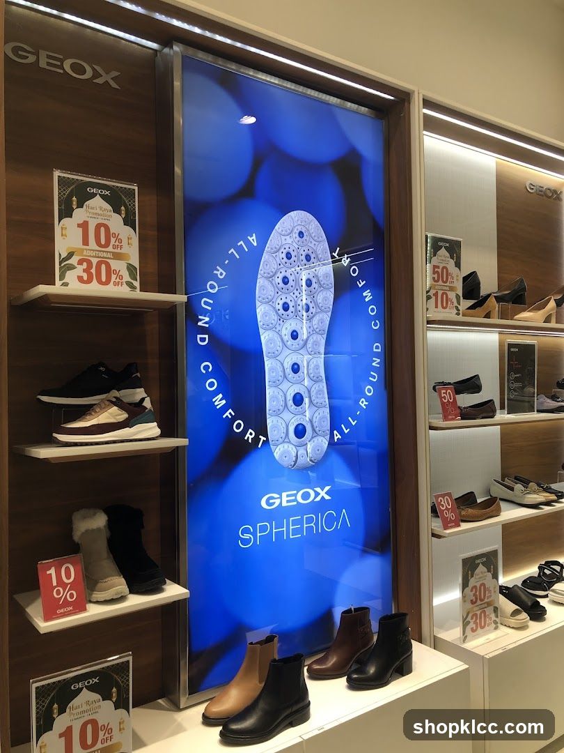 Geox Shoe Store Display