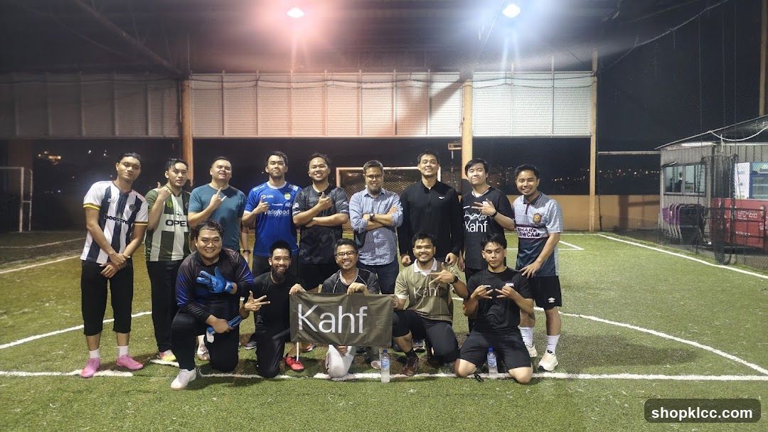 Group of men on a soccer field